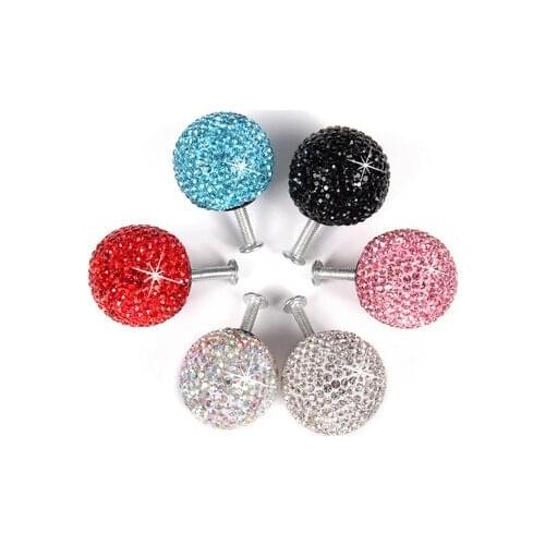 30mm Modern Crystal Diamond Handle Glass Knobs Handle Hardware Cabinet Drawer Wardrobe Door Pull Continental Simple