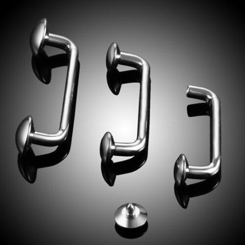 1PC G23 Titanium Internally Thread Crystal Gem Surface Barbell Piercing 14G Micro Dermal Anchor Piercing Body Jewelry