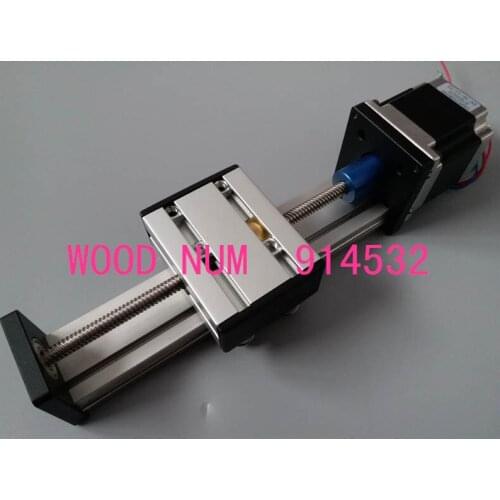 ST effective stroke 100 mm type T8 * 8 screw electric linear slide unit module guide + 42Nema 17 Stepper Motor