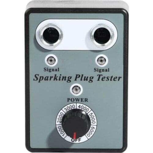 Car Spark Plug Ignition Tester with Adjustable Double Hole Detector Ignition Plug Analyzer