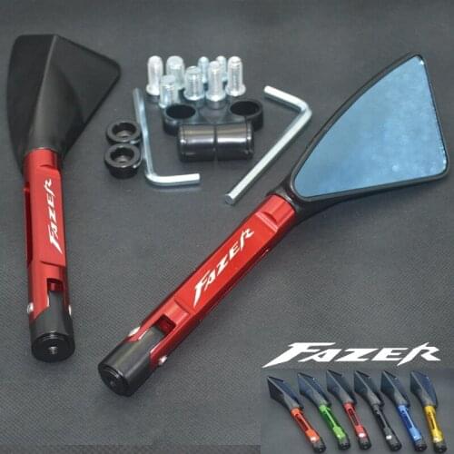 Universal Motorcycle mirror CNC side Rearview For Yamaha FZ1 FZ8 FZ6 FAZER