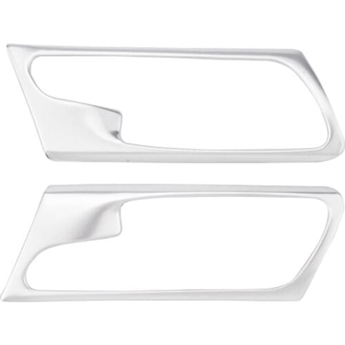 Inner Door Handle Frame Decoration Cover Trim 2Pcs for -BMW X5 E70 2008-2013 Stainless Steel Car Interior Accessories