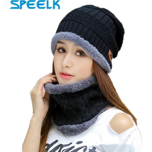2020 New Winter Knit Hats Women Thick Warm Beanies Hat Men Riding Outdoor Beanie Skullies Hats Unisex knitted Bonnet winter Cap