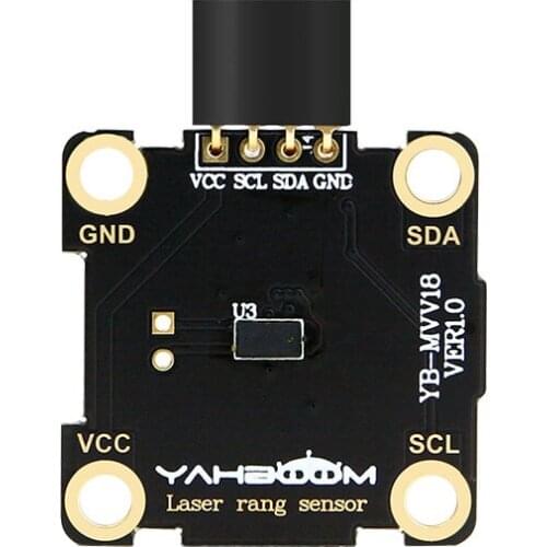 Yahboom High ranging frequency TOF VL53L0X sensor module with a built-in ranging algorithm compatible with Rpi stm32