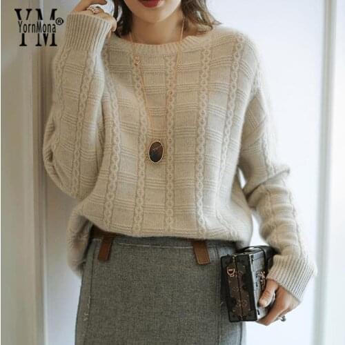Женские кашемировые пуловеры YORNMONA China At AliExpress