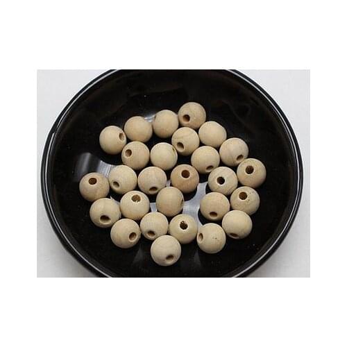 200 Natural Untreated Plain Wood Round Beads 10mm~Wooden beads