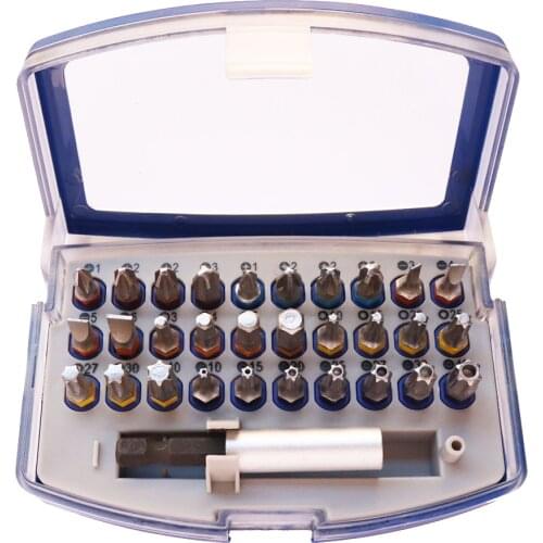 S2 Screwdriver Bits with Magnetic Bit Holder Kit Security Bit Set