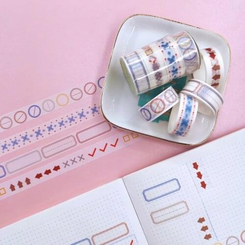 4pcs/Set Washi Tape To Do List Schedule Daily Planner Adhesive Decorativa Stationery Deco Masking Tapes