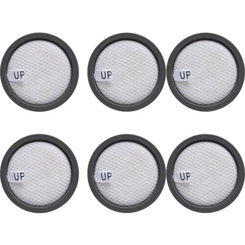 6Pcs Fit for LEXY B402/JV11 B405/JV12 B45H/JV12 BD401 Vacuum Cleaner Accessories Filter Elements Filter HEPA Filter