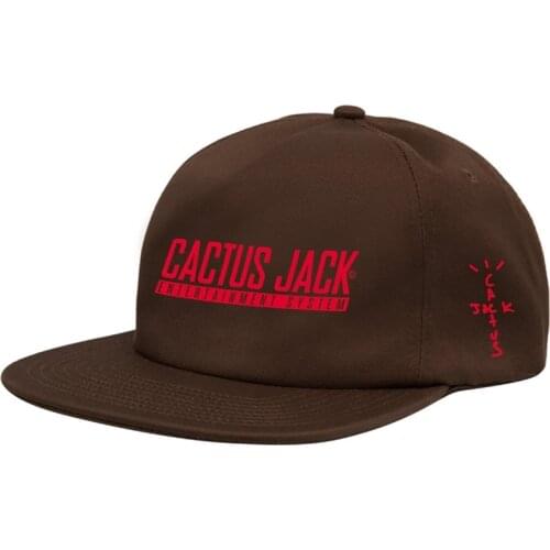 Travis Scotts Cactus Jack Snapback Cap Cotton Embroidery Baseball Cap For Men Women Adjustable Hip Hop Dad Hat Bone Dropshipping