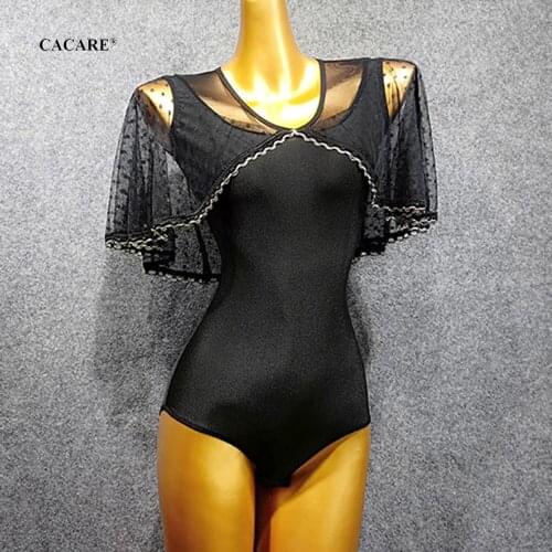 Bodysuit Women for Ballroom Dance Competition Dresses Waltz Latin Tango Dancing Dress Standard Flamenco Wear Costume D0758 Body