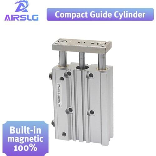 MGP MGPM MGPL MGPM32 MGPM40 MGPL32 MGPL40 Stroke 25-400mm Three-axisthin Rod Cylinder Compact guide with Stable pneumatic