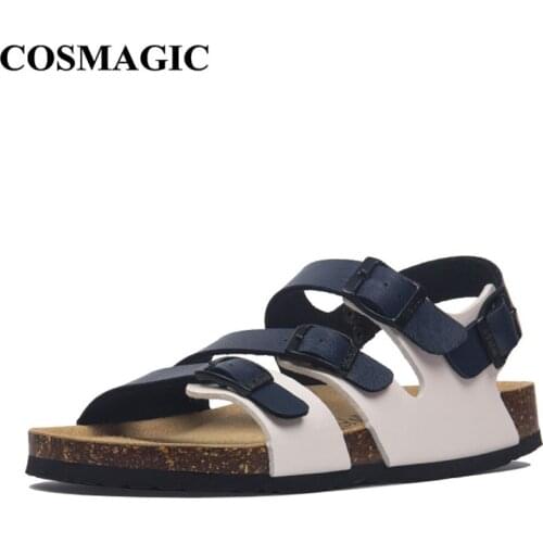 COSMAGIC 2021 New Summer Fashion Women Sandals Buckle Cork Beach Casual Outside Non-slip Slipper Shoe
