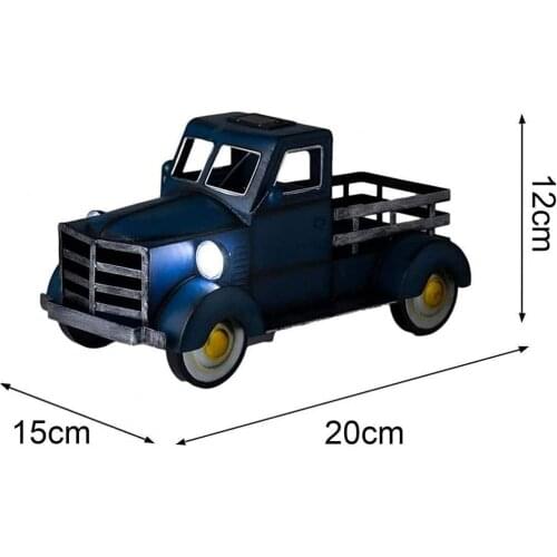 Flower Pot Decorative Anti-deform Resin Pot Truck Planter Garden Ornament for Home Toy Car Decoration Truck Model