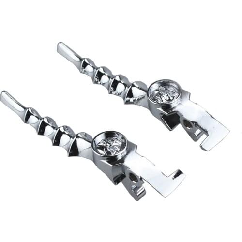 Hydraulic Clutch Brake Levers 3D Skull Zombie Motorcycle For Honda Shadow VTX Steed Magna Sabre Chopper Cruiser Chrome