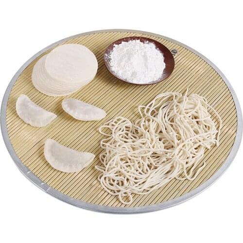 Dumpling Curtain mat Natural Bamboo Sushi Dumplings Curtain Mulit-function Round Curtain Holder Durable Kitchen DIY Pasty Tools