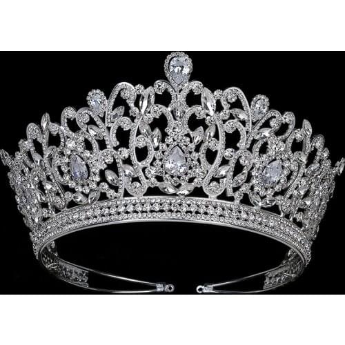 Crown HADIYANA Vintage Delicate Women Wedding Bride Hair Accessories Zirconia Luxury Hair Jewelry BC3264 Couronne De Mariage