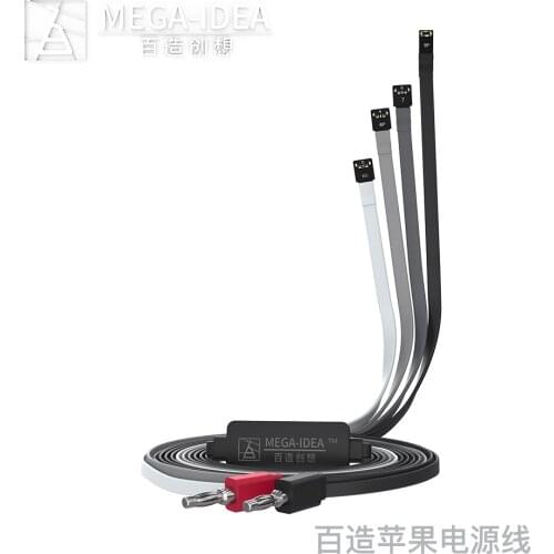 MEGA-IDEA Power Supply Cable for iPhone X XS MAX 11 8G 8P X 7G 7P 6S 6SP 6G 6P DC Power Control Test Flex