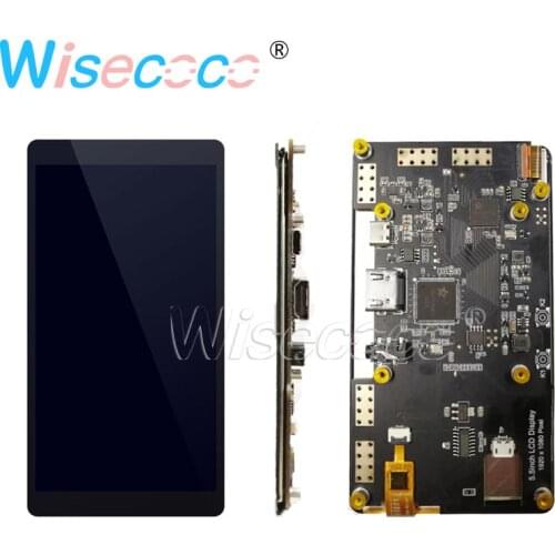 5.5 Inch All In One LCD Screen 1080P FHD Default Landscape Type Capacitive Touch Display TYPE-C Driver Board for Raspberry PI 4