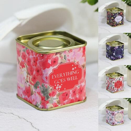 New Europe Type Style Tea Candy Receive Box Candy Storage Box Wedding Favor Tin Box Cable Organizer Container Household
