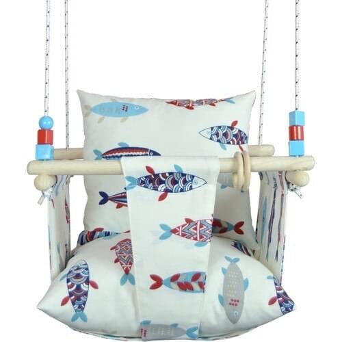 Berra Life Ceiling Hanging Baby Hammock Home Type Swing Big Fish