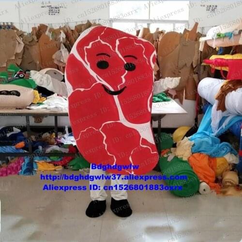 Frying Steak Beefsteak Chicken Steak Cutlet Chop Beef Pork Mascot Costume Cartoon Character Floor Show Annual Symposium zx1400