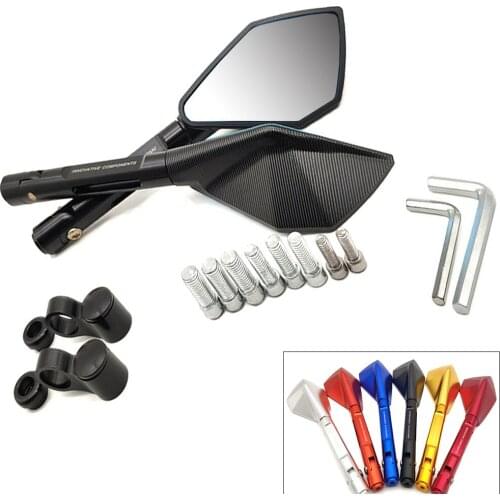 For Suzuki GS1000 GS500E GSX250 GSX550 GSX1250 Universal Motorcycle Mirror Rearview Side Mirrors Motorbike Accessories