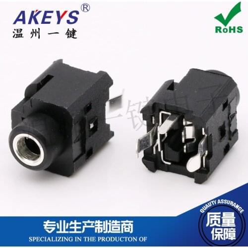 10 PCS 3.5 Earphone Socket PJ-360A Audio Socket Earphone Socket USB Vertical Plug-in Socket Connector