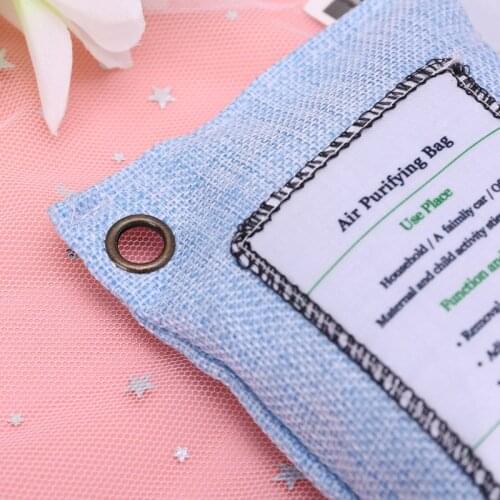 100g Bamboo Charcoal Home Car Air Freshener Purifier Activated Carbon Shoes Deodorant Absorber Bag 85DA