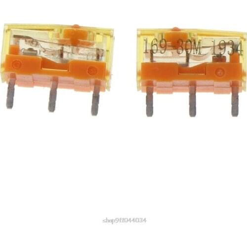 2Pcs/pack TTC Dustproof Gold Mouse Micro Switch Micro Button Gold Contactor 30 Million Click lifetime Repair Parts D04 Dropship