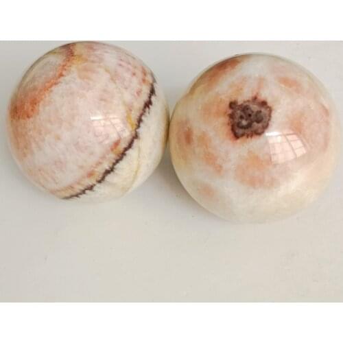 Natural pork stone ball quartz crystal ball mineral healing 1pc 5-5.5cm