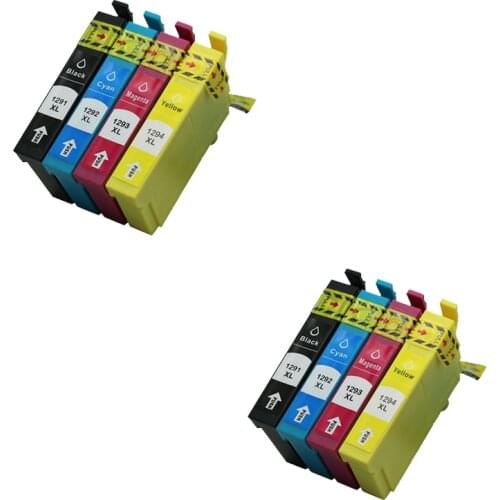 8pcs T1291 Compatible ink cartridge for Epson WF-7015 WF-7525 WF7515 SX620 SX535 BX305 BX525 BX320 BX525 BX630 BX935 BX635 BX535