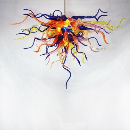 Free Air Shipping Staircase Long Chandeliers Abstract Outdoor Blown Murano Glass Chandeliers