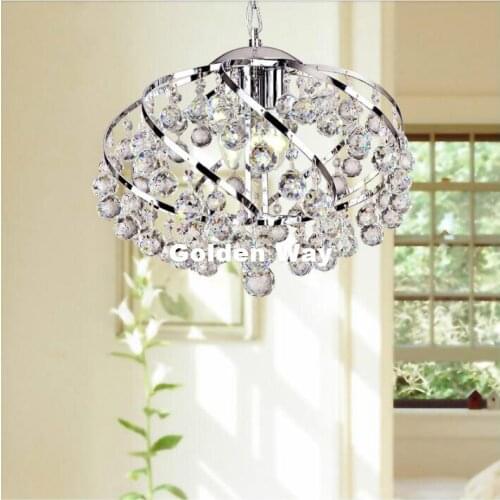 Free Shipping Modern Crystal Pendant Lamp Clear Colr D37cm H43cm Hanging Lamp, Lustre De Crystal Lustres De cristal Chandelier