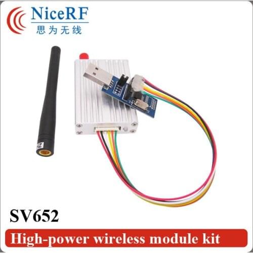 2pcs 500mW 868MHz RS485 Interface Wireless RF module SV652+ 2pcs Rubber Antenna For Free Shipping