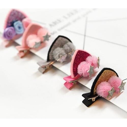 Childrens Hairpin - Cute Three-Dimensional Baby Accessories Safe Headwear