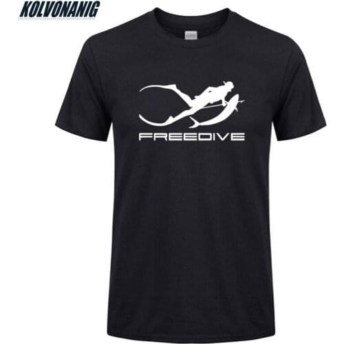 2020 Summer Freediving Fishing Fashion Printed T Shirt For mens Streetwear Short Sleeve O Neck cotton Tee Shirt Tops Plus Size