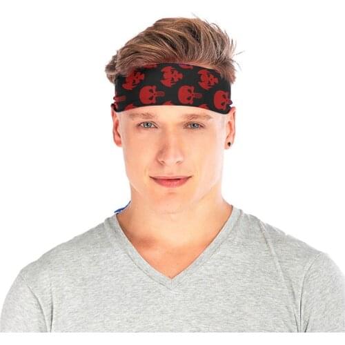 Fashion Compression Tennis Sports Headband Outdoor Basketball Absorbent Sweat Band Unisex Yoga Workout Fitness Hair Headband