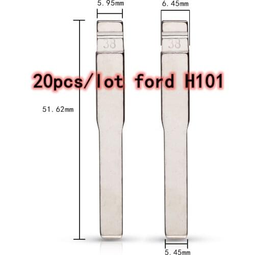 Uncut Car Key Blade 38# HU101 Blade for Ford Focus Mondeo CMAX FIESTA GALAX KEY Blank