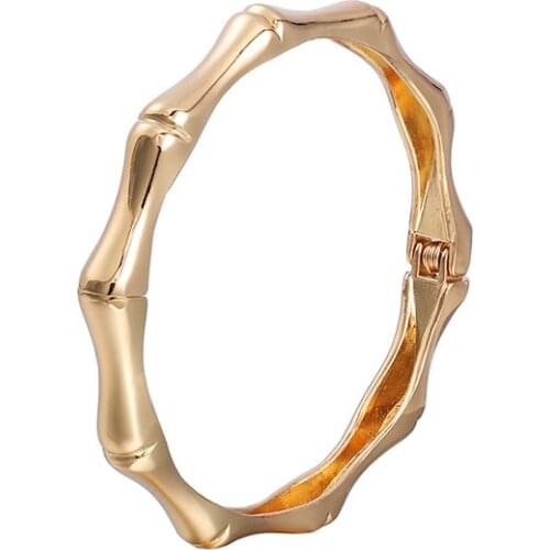 ORNAPEADIA 2019 new hot selling Bracelet fashion Ladys Stylish Exquisite Europe United States popular Bamboo section Bangles