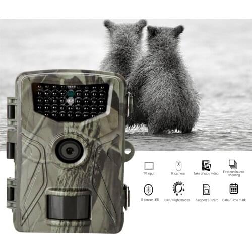 For Hunting Camera Photo Trap 16MP Wildlife Trail Night Video Trail Thermal Imager Video Cameras Hunting Scouting Game HC-810A