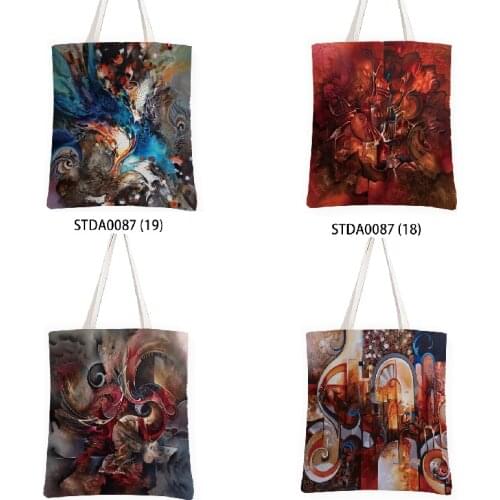 Creative personality geometry womens bags cheap storage bags Home supplies Storage organizer home bags Beach bag Shopper home