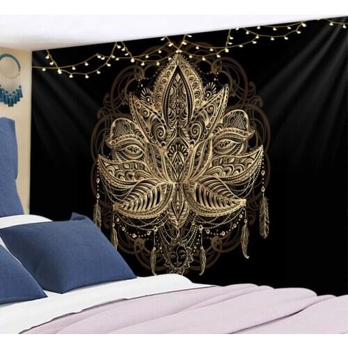 Psychedelic Wall Tapestry Boho Mandala eye Tapestry Wall Hanging Hippie background cloth Wall Art Decor for Bedroom Living Room