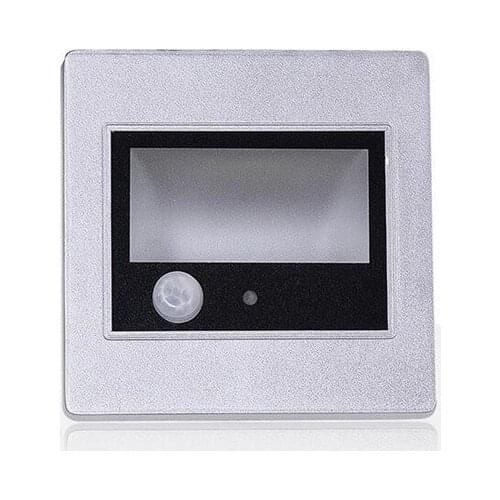 PIR motion Detector+ Light sensor led stair light led infrared human body induction lamp recessed steps ladder wall lamps