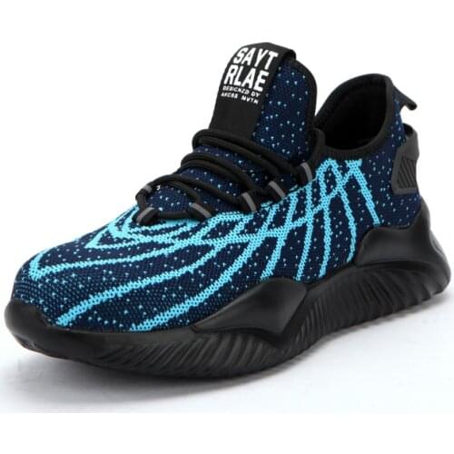 New Light,breathable and puncture proof steel toe safetyshoes mens sports shoes anti slip construction work shoe