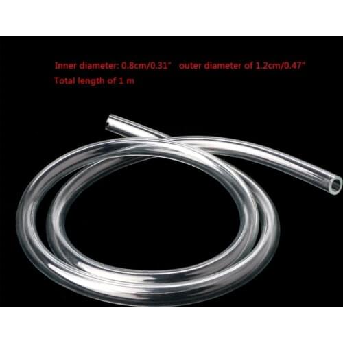 1m Water Cooling Tubing Hose 8X12mm For PC CPU CO2 Laser Computer Cooler System
