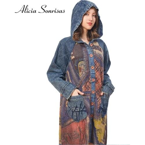 Женские тренчи с капюшоном Alicia Sonrisas China At AliExpress