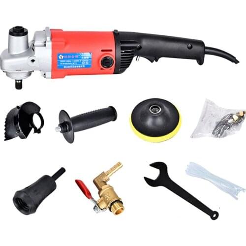 220V Electric Stone Hand Wet Polisher Grinder Water Milling Machine Variable Speed 1400W 4" 100mm Y