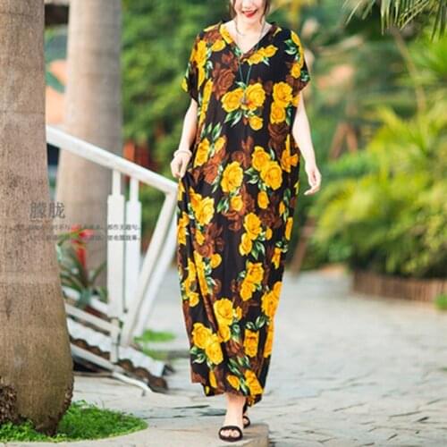 HONGRUILONG Plus Size Summer Dresses