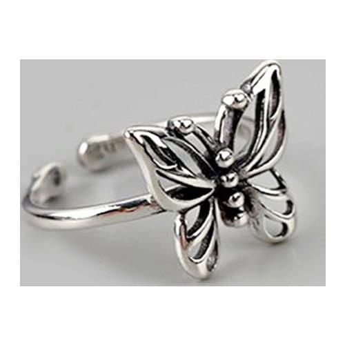 Boho Butterfly Rings For Women Wedding Vintage Finger Ring Knuckle Female Bohemian Charm Jewelry Gifts